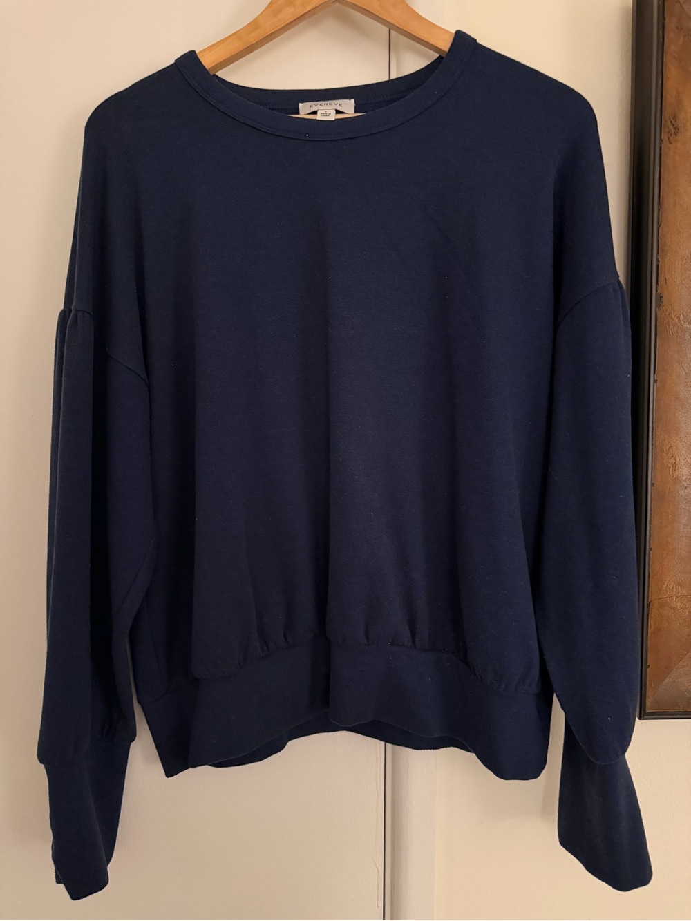 Classic Navy Crewneck Sweatshirt